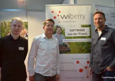 Florian Groeger, Torsten Peronne und Frank Bremer von der wiberry GmbH